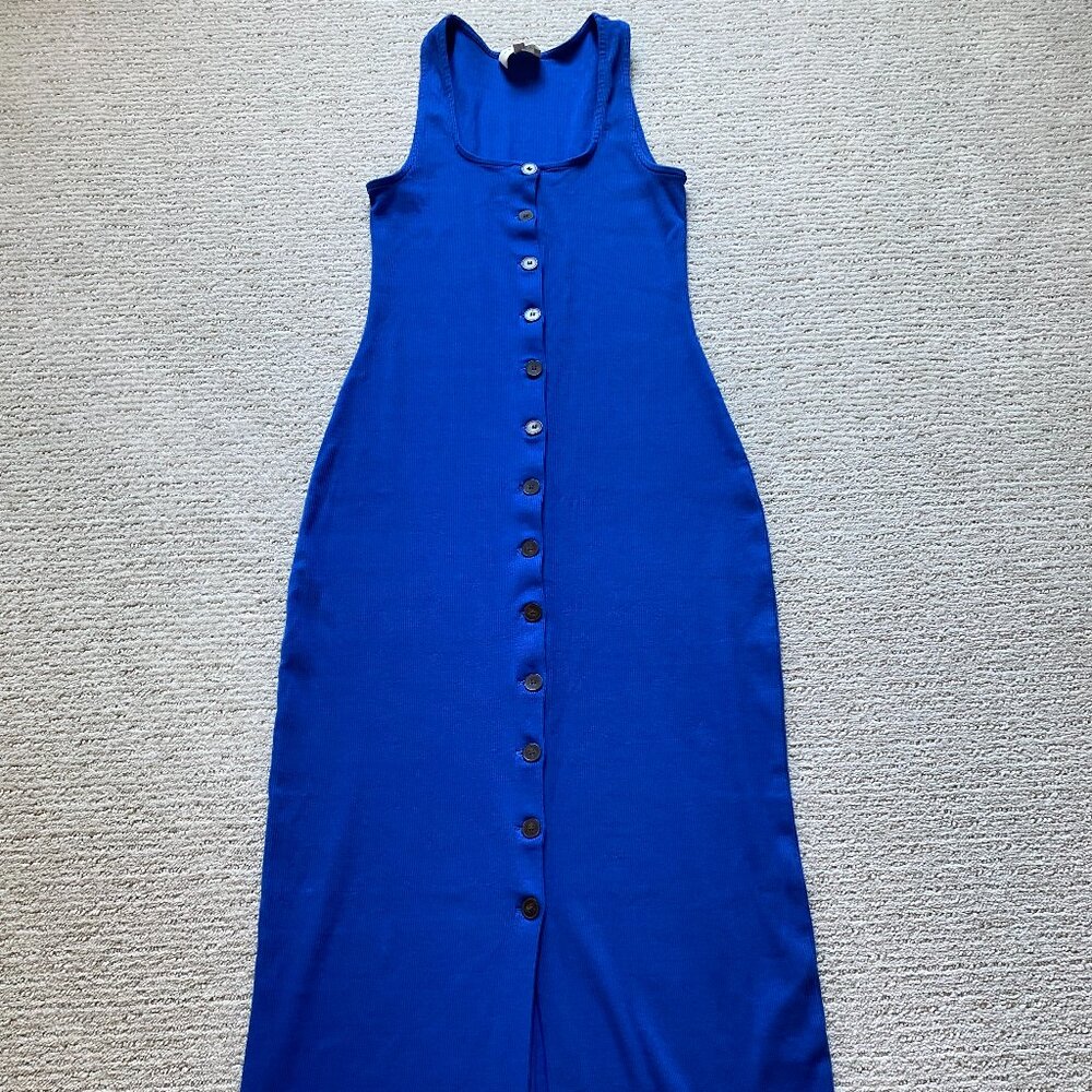 Sezane Fabiola Dress - Blue, Size Small